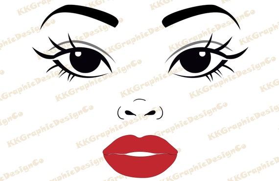 Download Woman Face Svg Sexy Woman Svg Eyes Svg Black Woman Svg Black Etsy