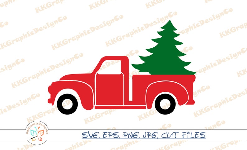 Download Free Christmas Truck Svg Vintage Truck Svg Red Truck Svg Truck With Etsy SVG DXF Cut File