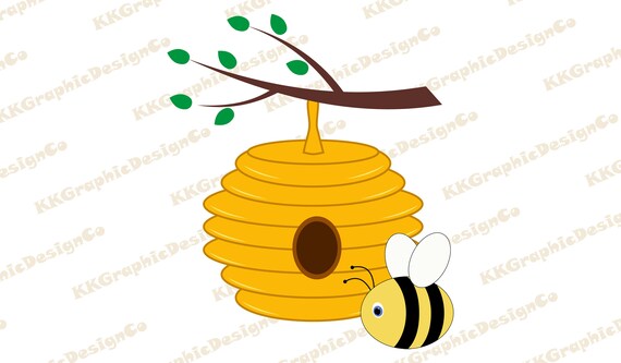 Bee Hive Svg Bee Hive Clipart Honey Bee Svg Bee Svg Bee Clipart Bee Kind Svg Bee Vector Print Decal Bee Hive Bee Cut File Bee Png Bees Svg Clip Art Art