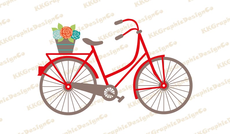 Download Clip Art Bicycle Svg Flowers Svg Floral Design Svg Floral Svg Wreath Svg Bicycle Clipart Bike Svg Bicycle Clip Art Vintage Bicycle Summer Svg Art Collectibles