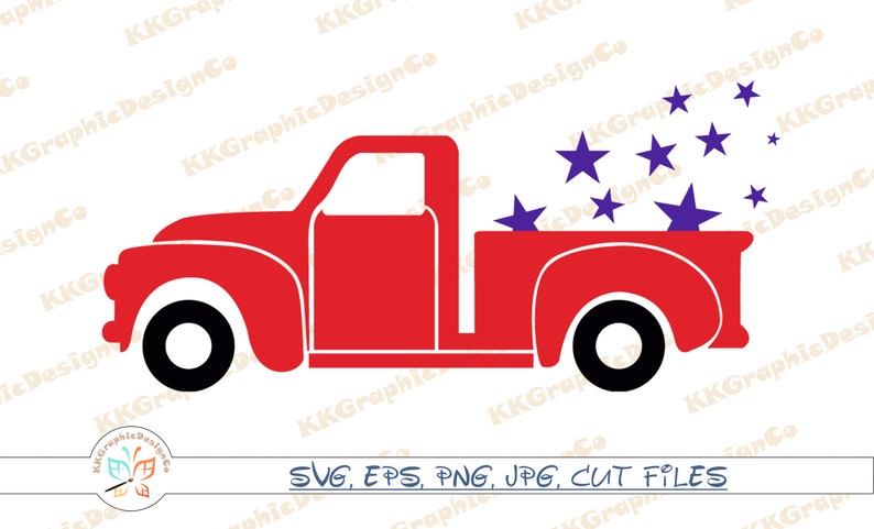 Download Clip Art Art Collectibles Patriotic Truck Svg 4th July Png Truck Usa Truck Png Red Pickup Clipart Usa Truck Svg 4th Of July Files July 4th Png Pickup Truck Svg