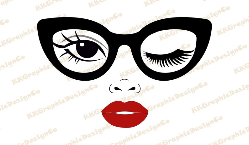 Download Woman Face Svg Winking Svg Girl In Glasses Svg Eyes Svg Girl Face Cut File Woman Face Cut File Woman Face Cricut Afro Sunglasses Svg Clip Art Art Collectibles Shantived Com