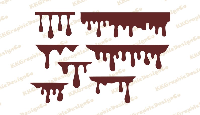 Dripping borders svg Dripping paint svg Chocolate drip svg Paint drip svg Dripping border svg Dripping svg Drip svg Blood drip svg