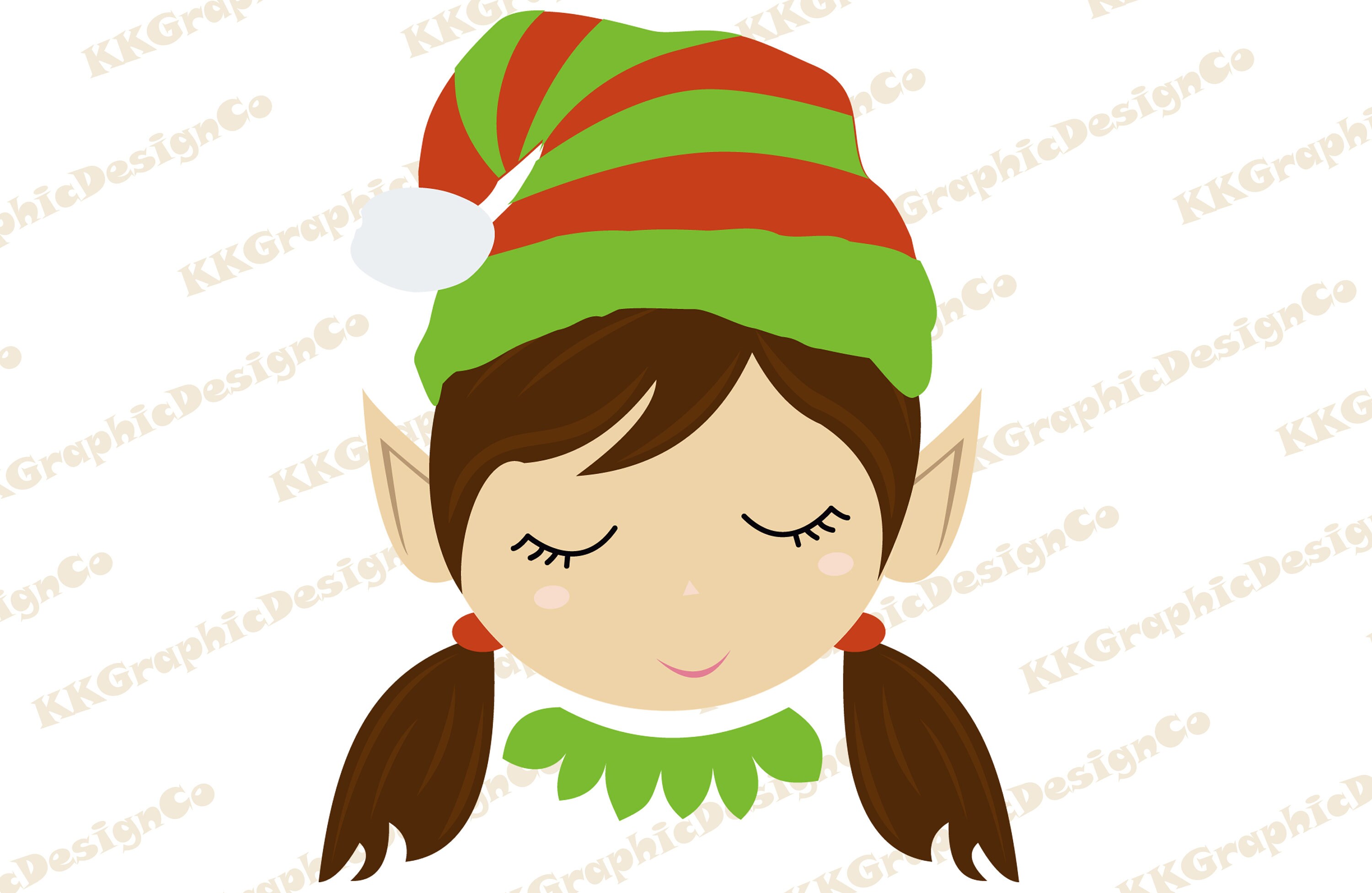 Girl elf svg Elf squad svg Elf face svg Christmas onesie svg | Etsy
