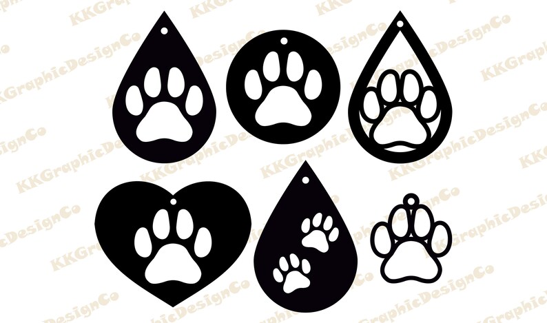 Free Free Paw Print Earring Svg Free 92 SVG PNG EPS DXF File