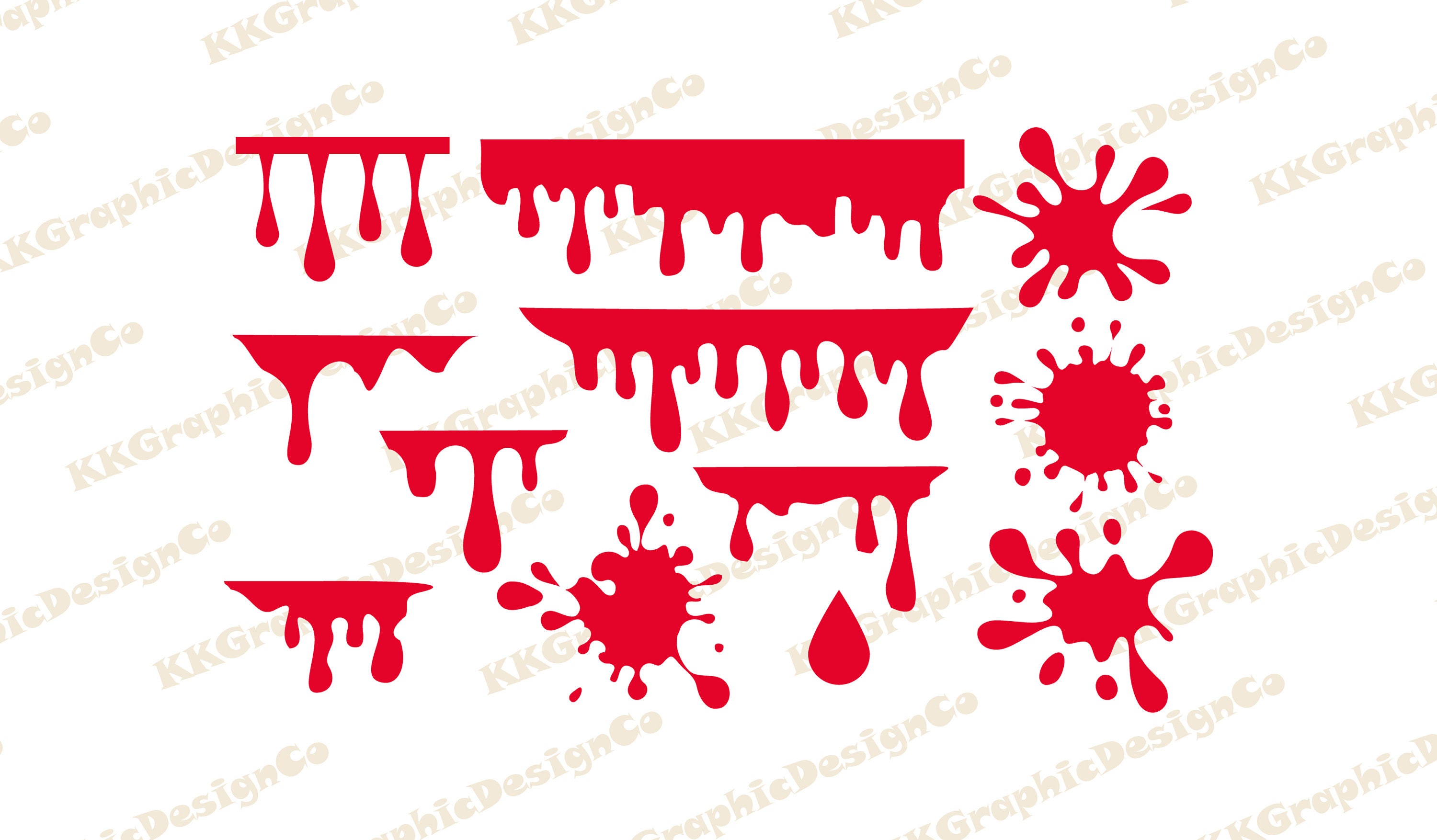 Blood Svg Dripping Svg Drip Svg Blood Splatter Svg Halloween Etsy Images