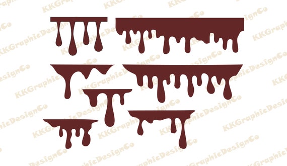 Dripping borders svg Dripping paint svg Chocolate drip svg Paint drip svg Dripping border svg Dripping svg Drip svg Blood drip svg