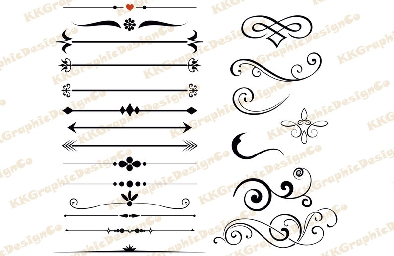 Download Text dividers svg Flourish svg Divider svg Divider cut ...