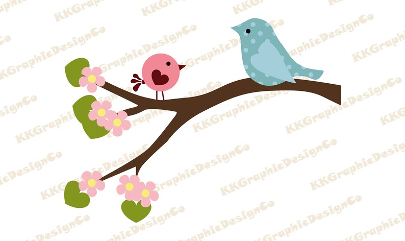 Bird On A Branch Svgtree Branch Svg Love Birds Svg Dove Svg Etsy