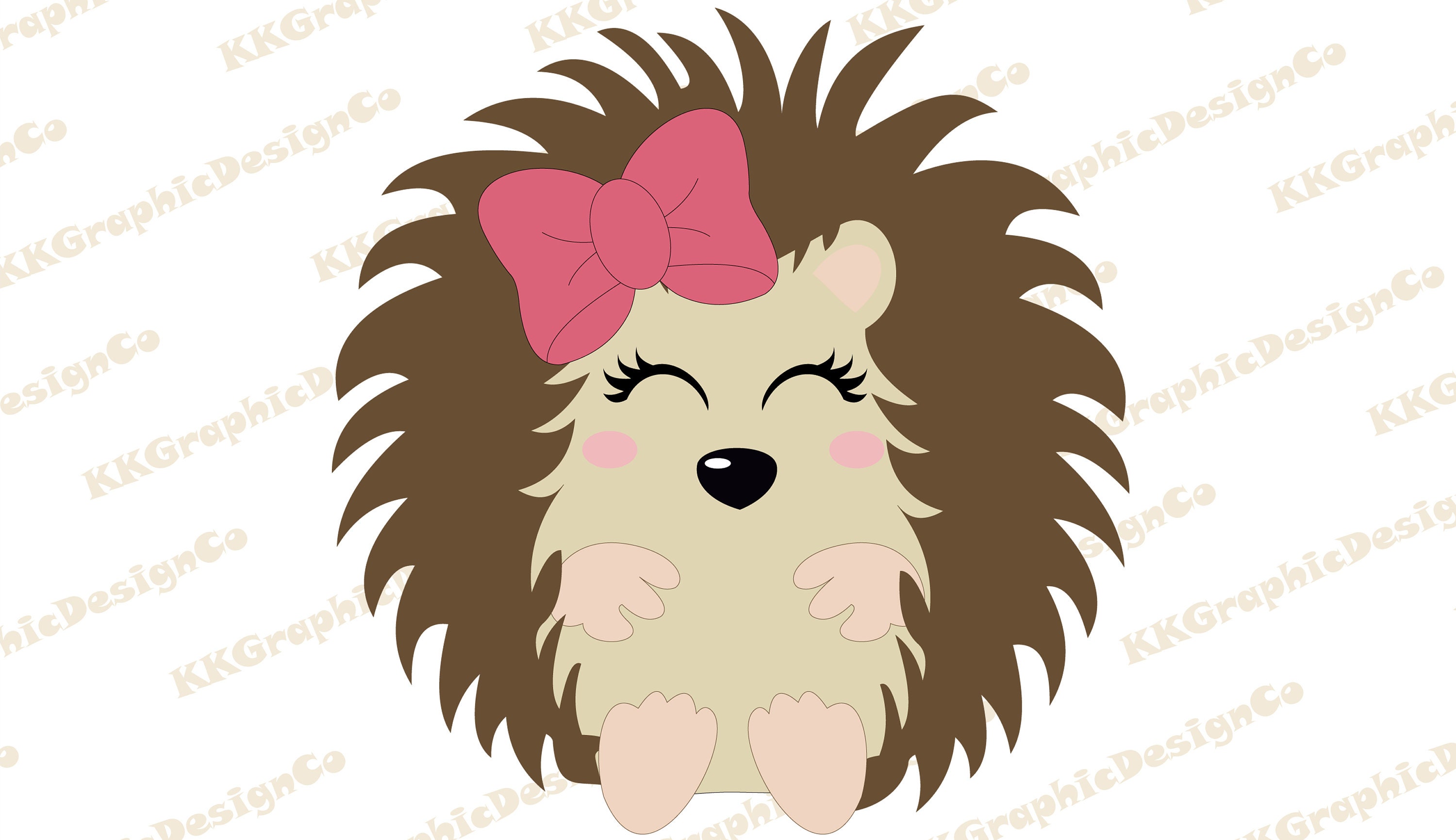 Igel Svg Mädchen Igel Wald Svg Igel Wimpern Igel Gesicht Svg | Etsy