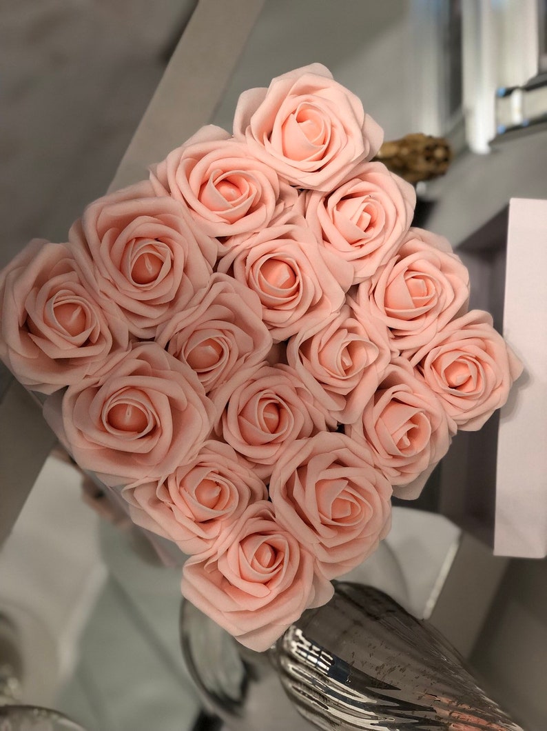 Roses in Box |Wedding Forever Rose Gift Box Artificial Flowers Bridesmaids Bridal Miss to Mrs Flower Box Flower Centerpiece