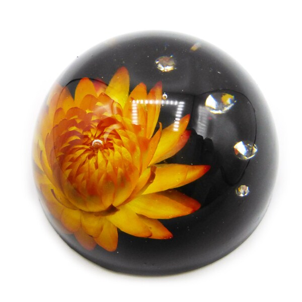 Flower Paperweight Etsy