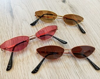 skinny cat eye glasses