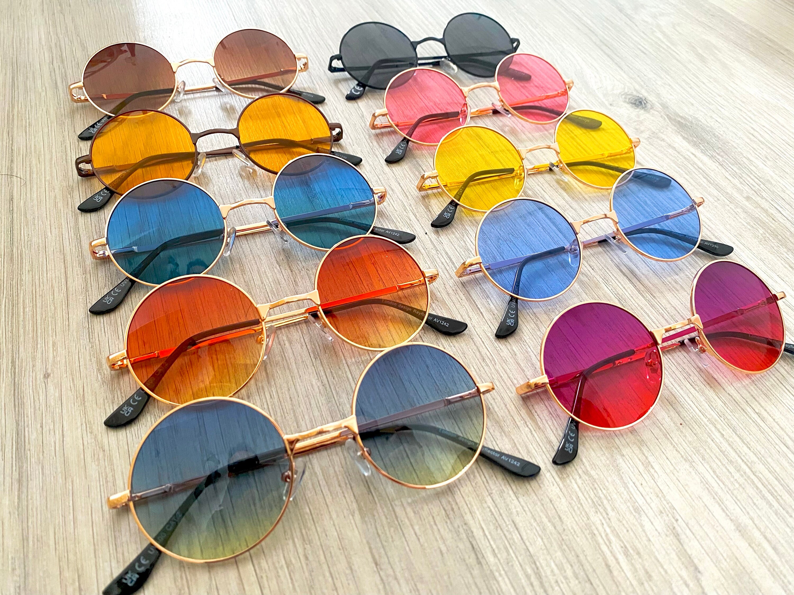 Orange Lenses Sunglasses 