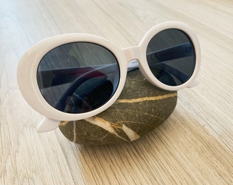 Kurt Cobain clout oval shades celebrity sunglasses