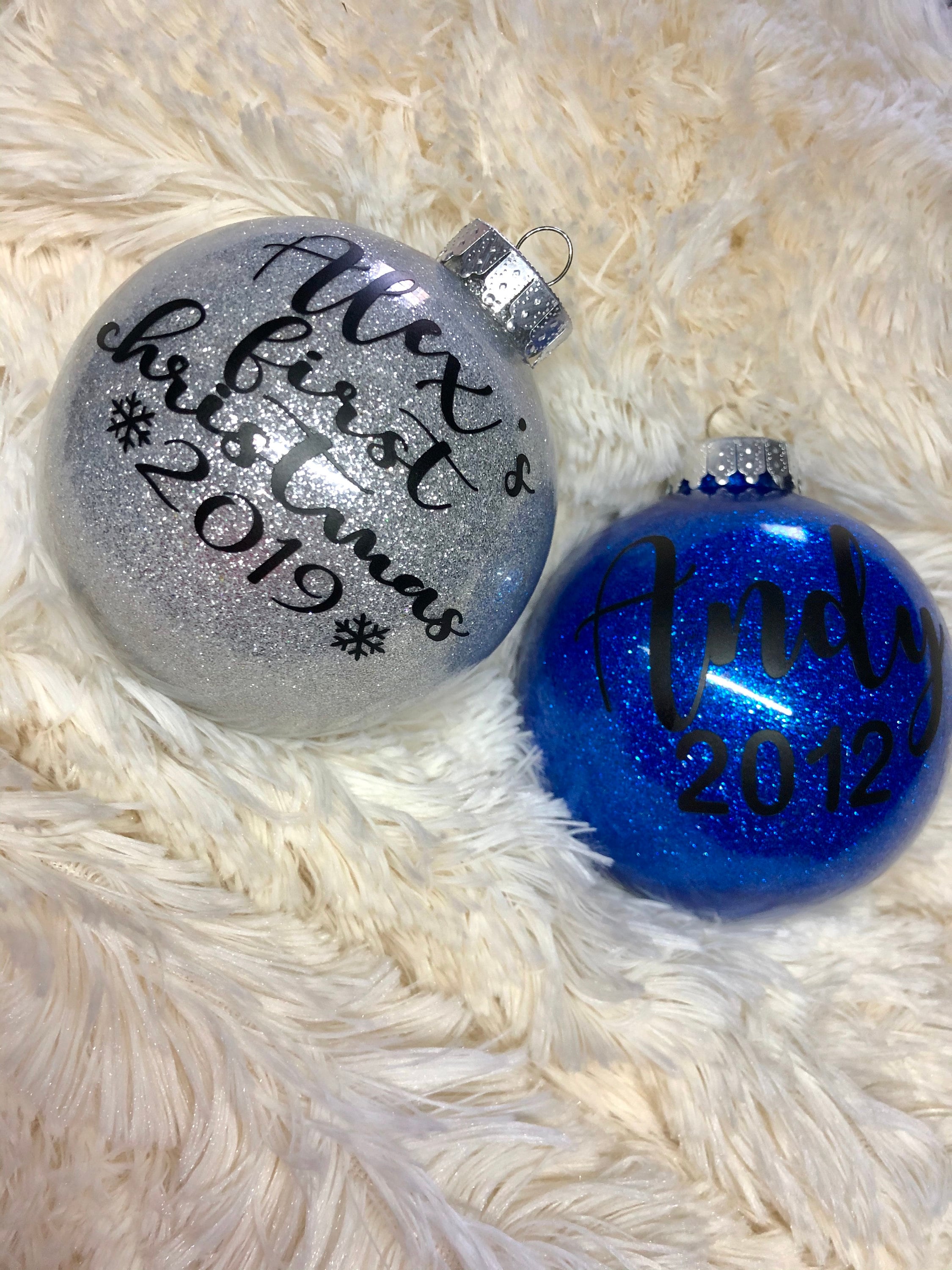 Christmas ornaments shatterproof ornaments personalized Etsy