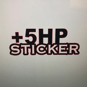 5+ HP Sticker