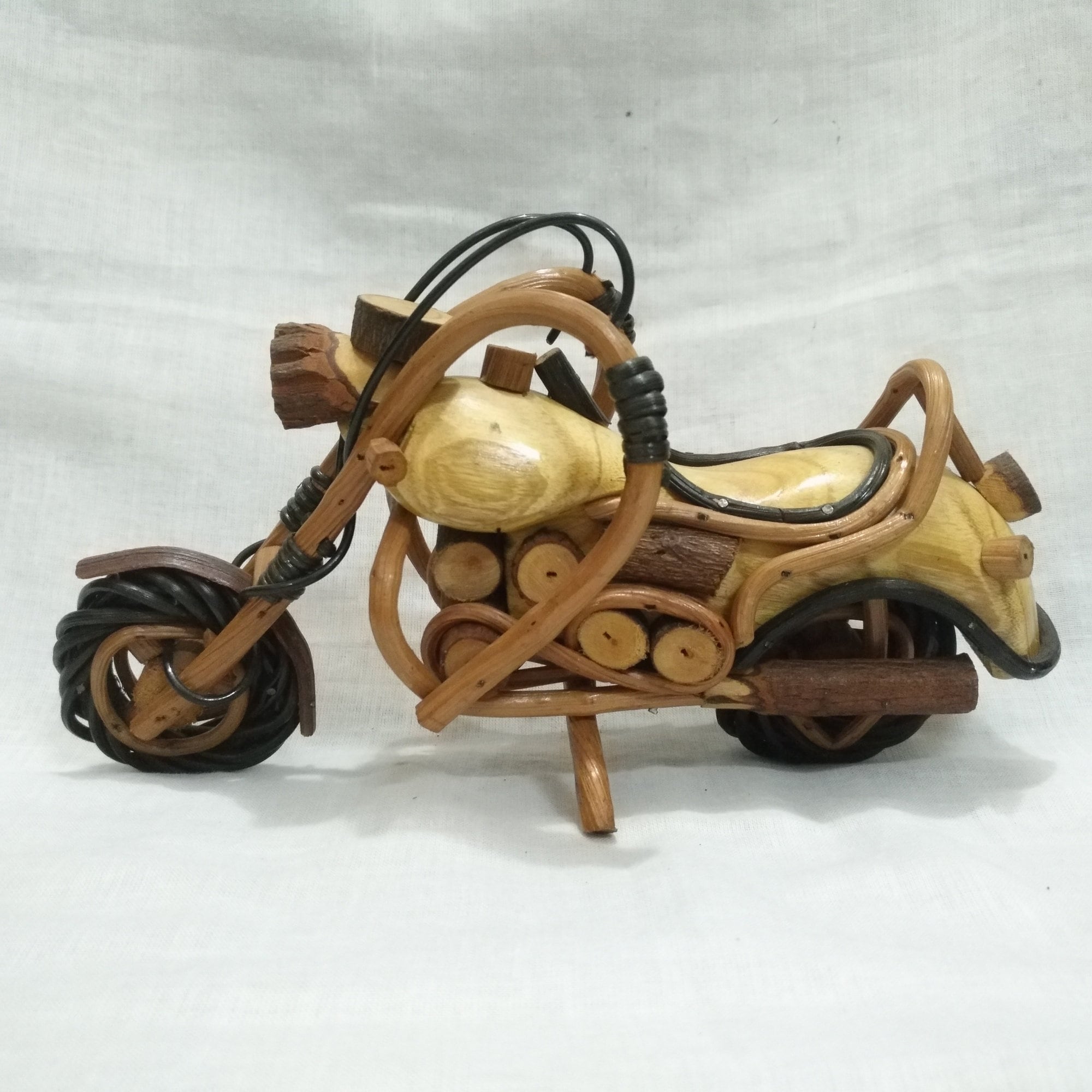 Wooden Motorcycle Harley Davidson Model Handmade Home Decoratives