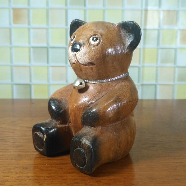 Teddy Bear Figurine Etsy