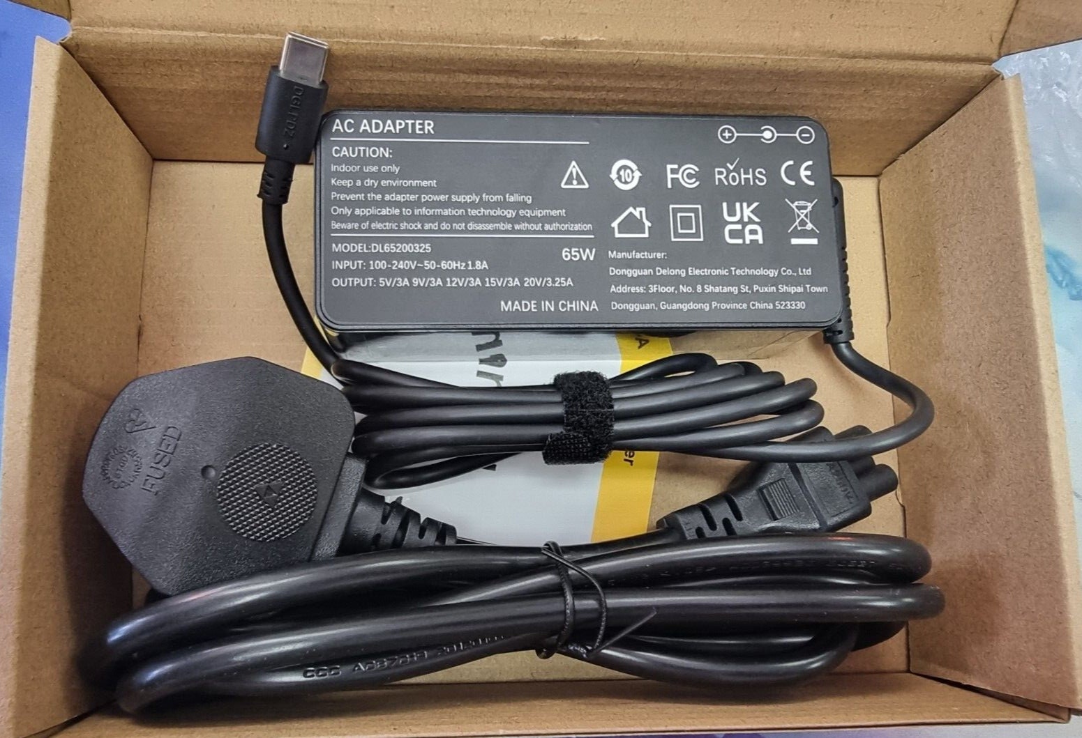 65W USB C Type-c Adapter Charger for Dell,hp,asus,lenovo,xiaomi,acer Laptop  
