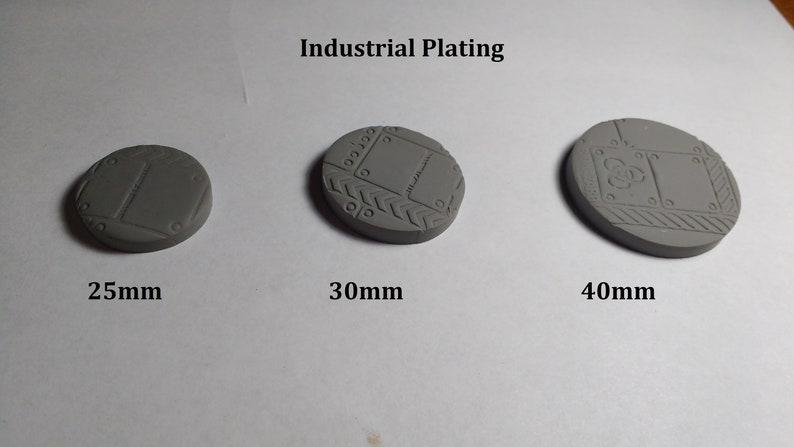 30mm 32mm and 40mm Miniature bases 25mm