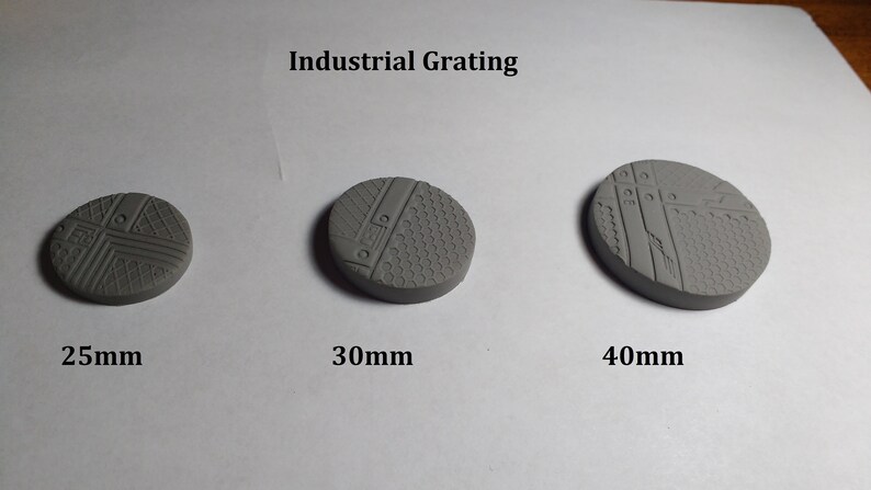 30mm 32mm and 40mm Miniature bases 25mm