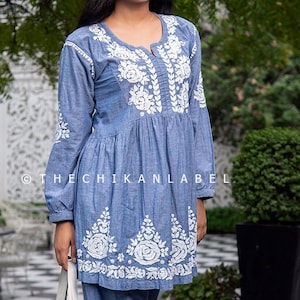 Denim kurtis for ladies online