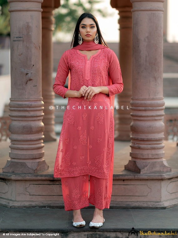 JG JAI GOVINDAM Indiase Hand Geborduurde Kurti voor