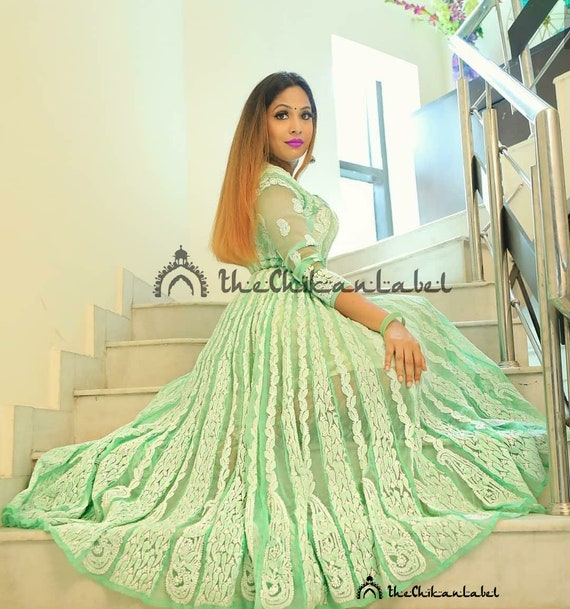 georgette ethnic dresses