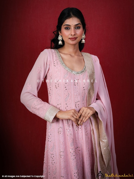 pink bollywood dress Indian Pink Dresses