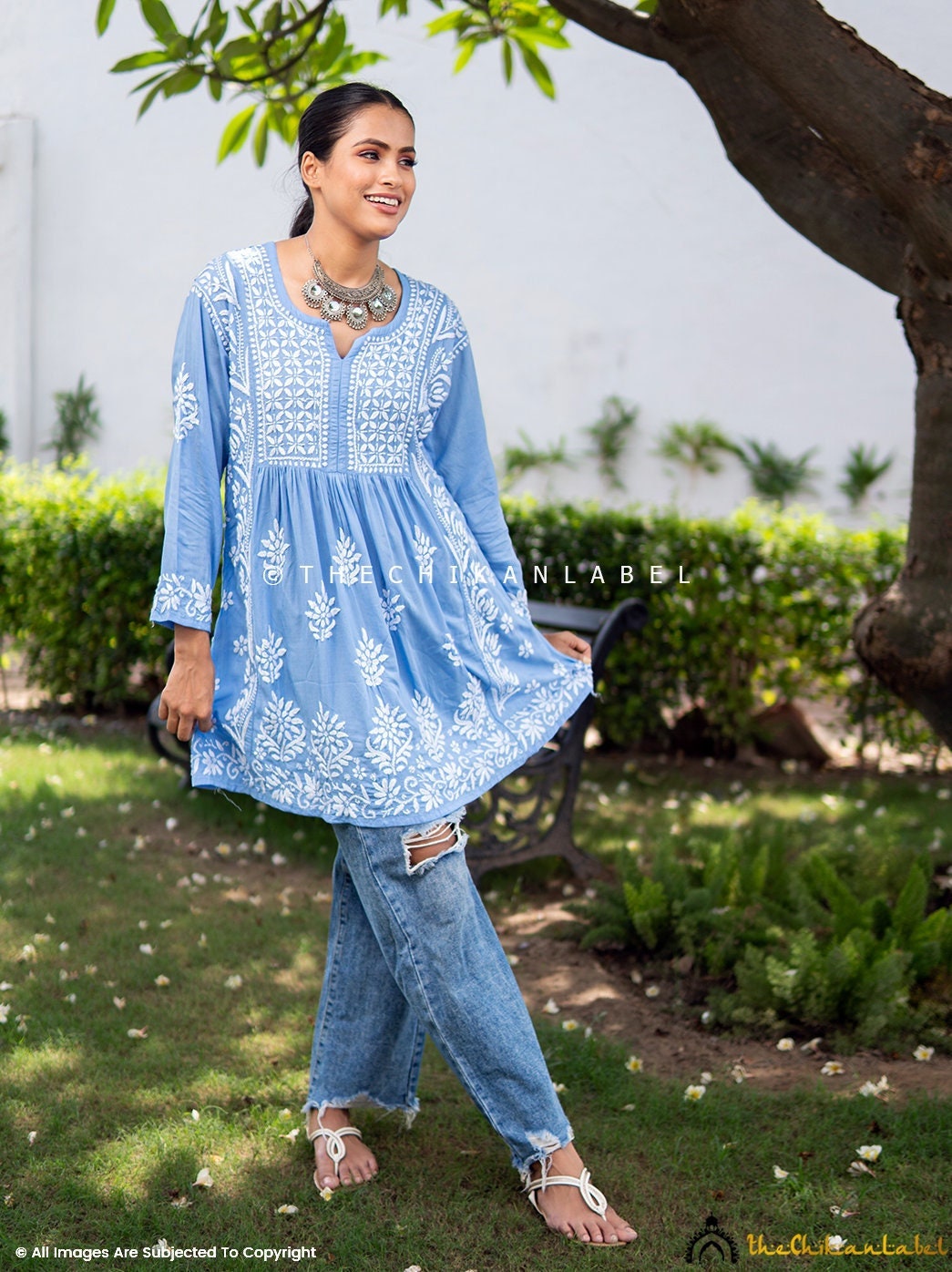 Kurti on Jeans - Etsy