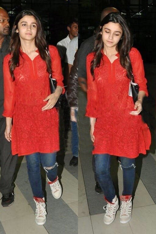 alia bhatt in kurtis