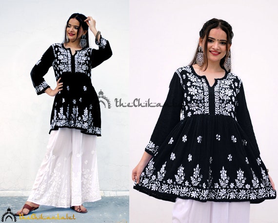 chikankari tops