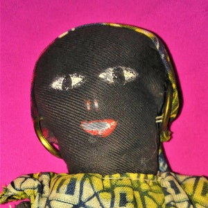 Vintage Folk Art Souvenir Doll from Jamaica