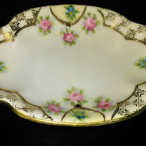 1906 Antique Maruki Porcelain Salt Cellar from Japan