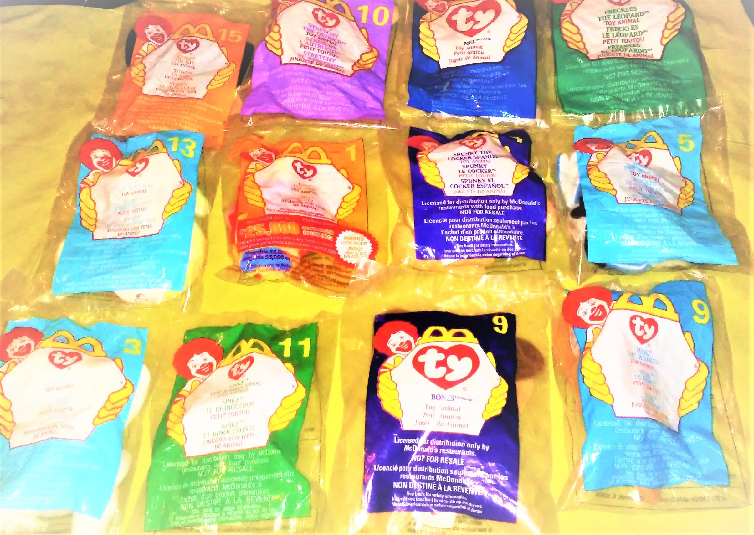 12 Mcdonald s Beanie Babies From 1998 2000 With ERRORS Etsy Canada 12 Mcdonald s Beanie Babies From 1998 2000 With ERRORS Etsy Canada