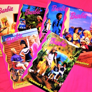 6 Barbie Books from the 90&#39;s