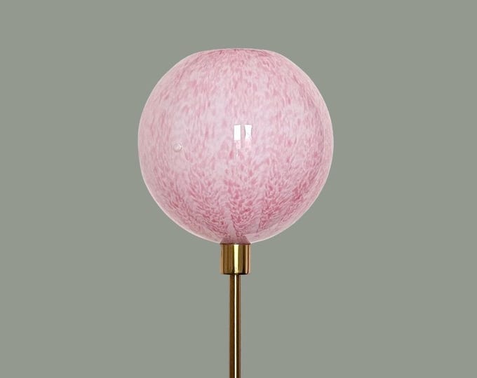 TULIPANO table lamp by LA MURRINA, pink Murano glass, vintage 90s