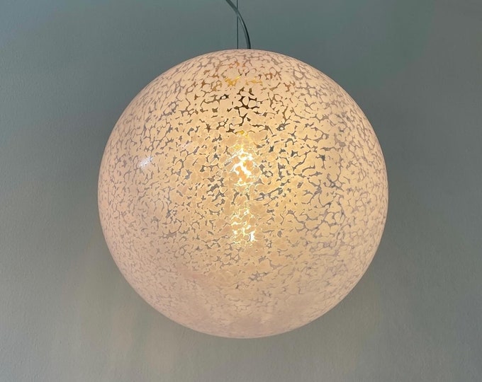 Murano PINK DROPS ceiling lamp STAINS collections, original handmade B