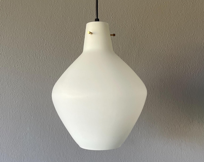 Rare Modern Italian Design chandelier, original vintage 60s, cased glass (3)