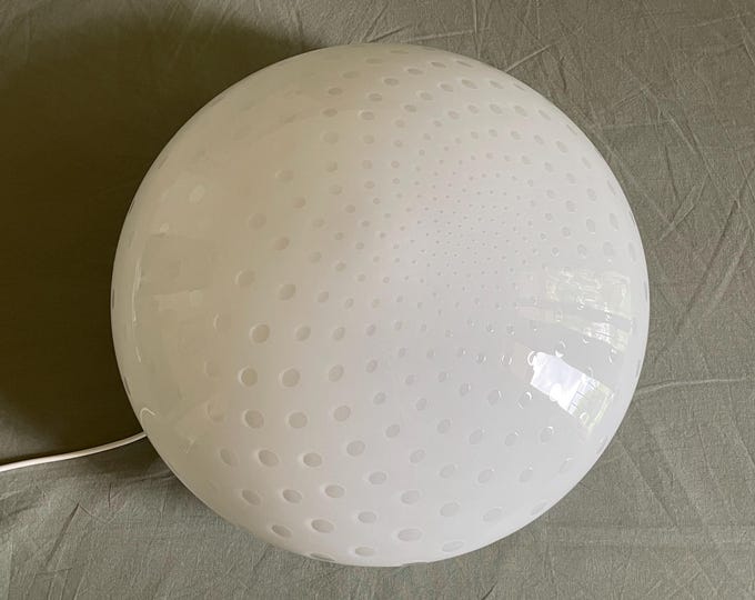 Bulicante Murano wall ceiling lamp, vintage 70s, handmade by Murano glass masters