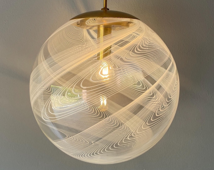 Precious chandelier by Lino Tagliapietra for LA MURRINA Murano, vintage 80s