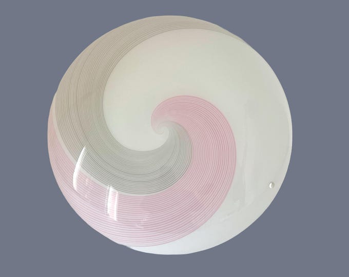 NUVOLA 38 by LA MURRINA, wall or ceiling lamp, Murano filigree glass, vintage 90s