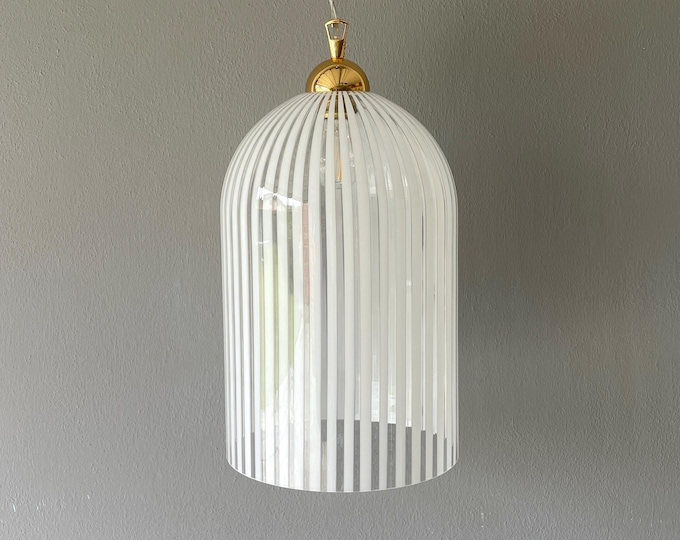 Refined FILIGREE MURANO CHANDELIER - handmade by Murano glass masters