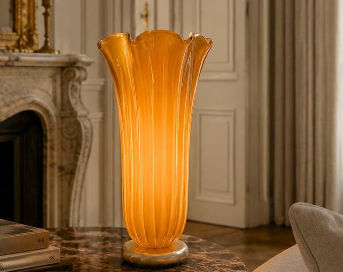 FLAMENCO table lamp by LA MURRINA Murano, vintage 90s, unused