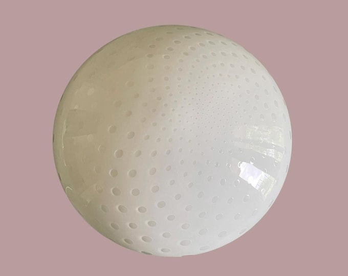 Bulicante Murano wall ceiling lamp, vintage 70s, handmade by Murano glass masters