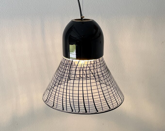 FRATELLI TOSO MURANO, Rare chandelier, filigree glass, original vintage 1970s, splendid collector's item