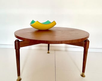 Vintage Italian coffee table, modern design, mid century 60s