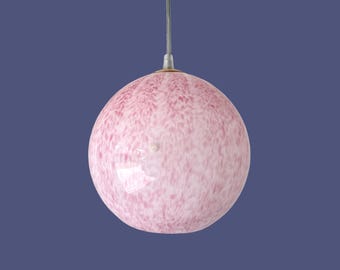 PINK TULIPANO ceiling 20 by la MURRINA, chandelier, Murano glass filigree, vintage 90s, unused