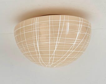PEONIA wall/ceiling by La MURRINA Murano, cream colour, original vintage '90s - not used